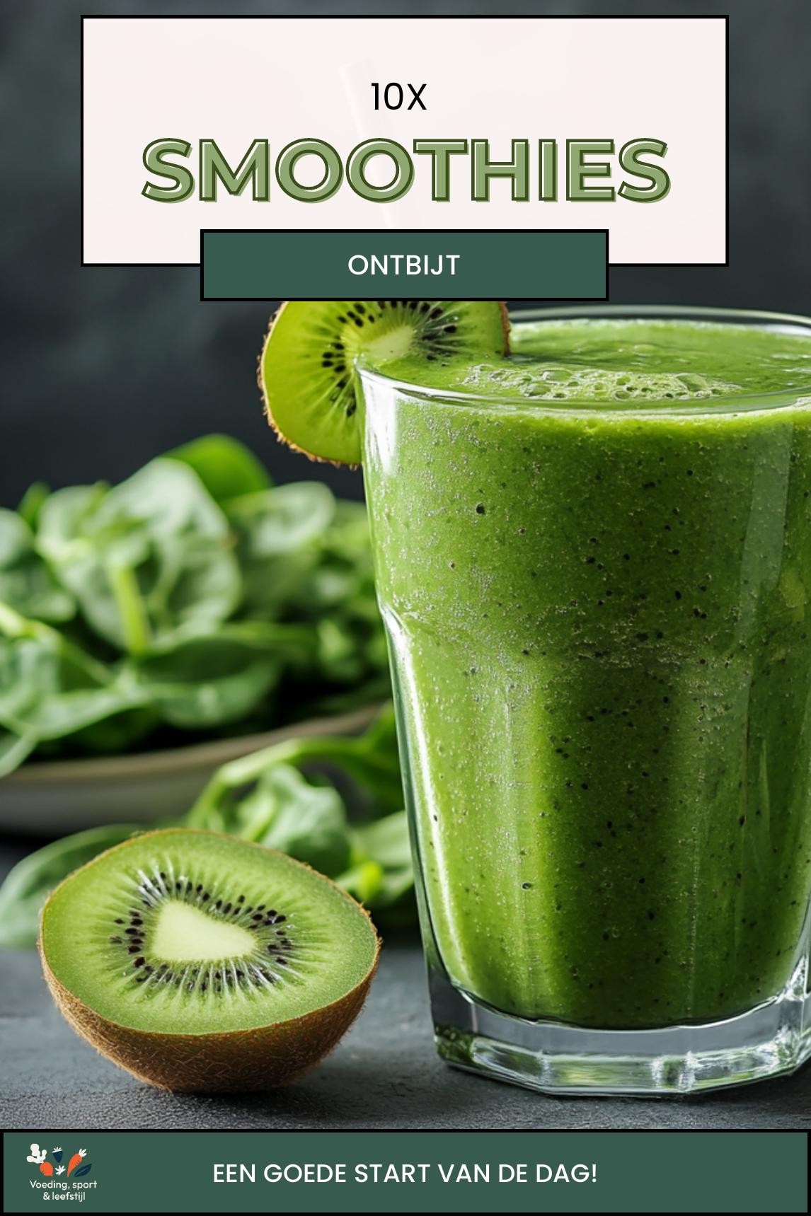 Omslag van 10x smoothies ontbijt