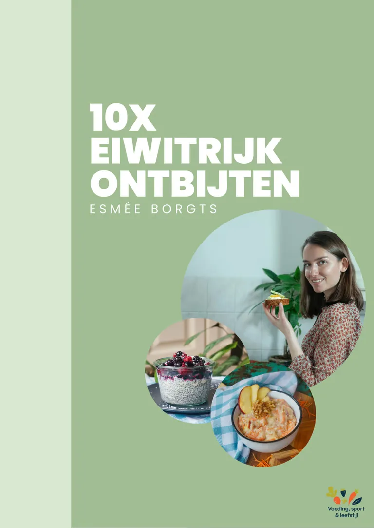 Cover van de gratis weggever 10x Eiwitrijk Ontbijten