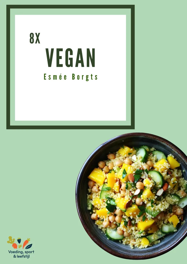 Cover van de gratis weggever 8x Vegan